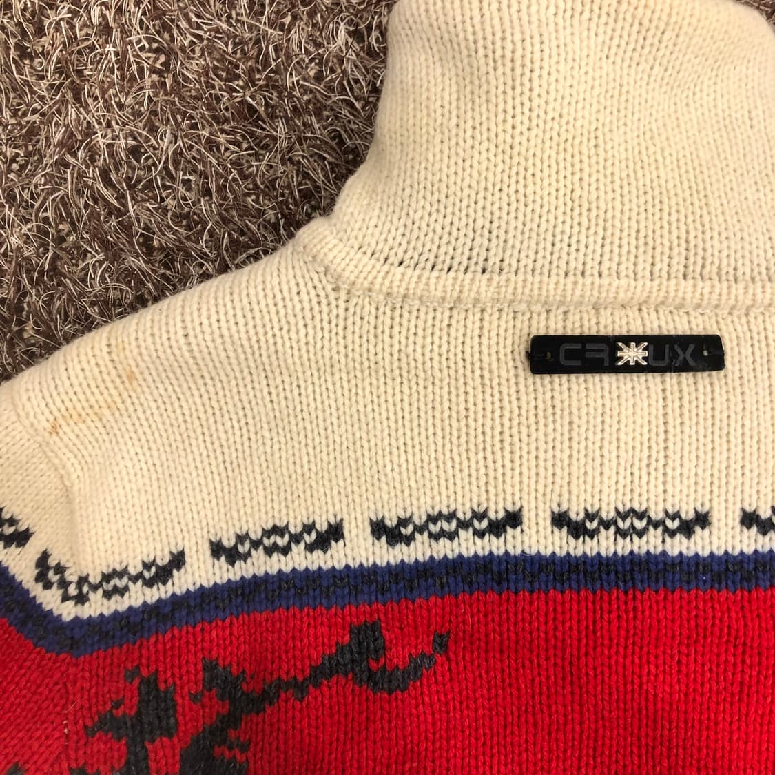 CRUX 코위찬 퍼 하이넥 집업 자켓 상품이미지8