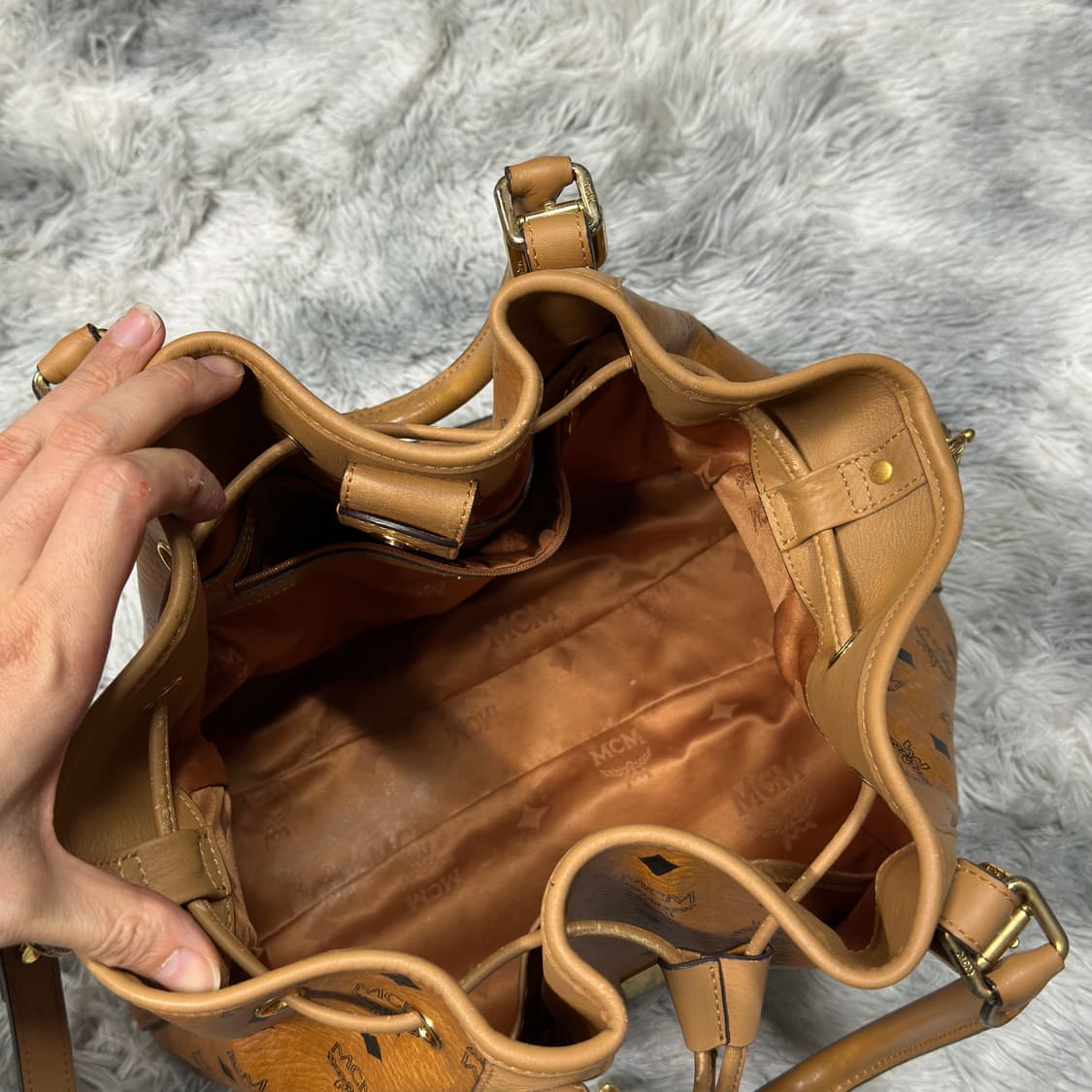 MCM 비세토스 복조리 투웨이백  상품이미지7