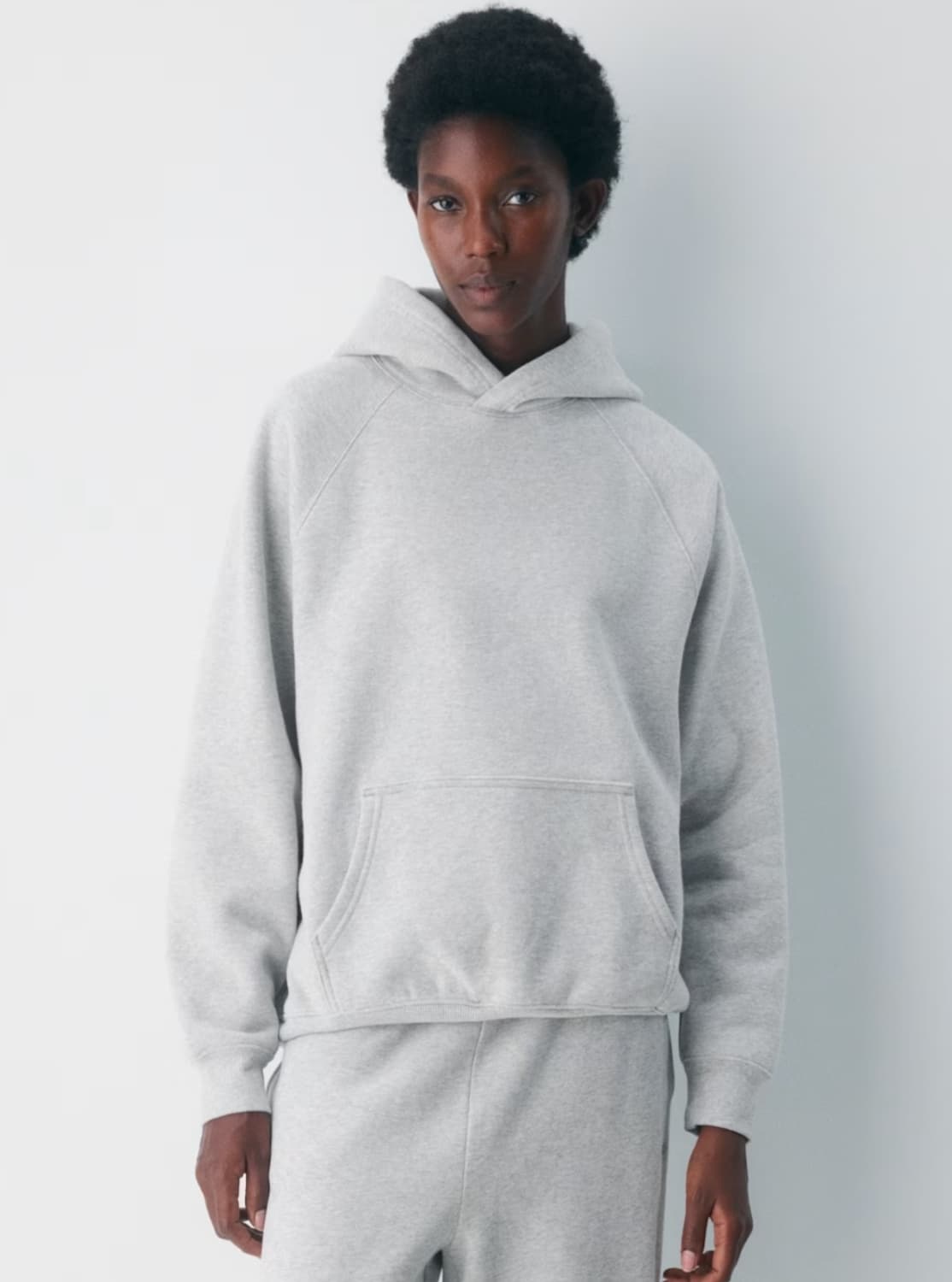 Aritzia 아리찌아 그레이 기모후드티 상품이미지1