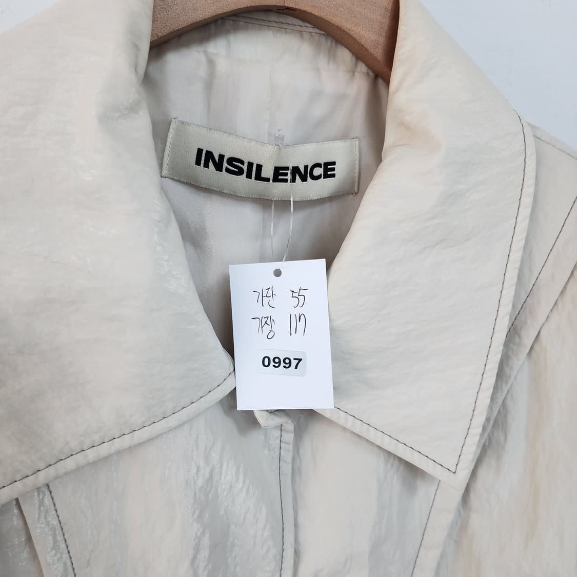 인사일런스 트렌치 코트 상품이미지8