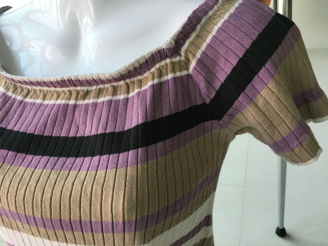 stripe rib knit top 상품이미지4