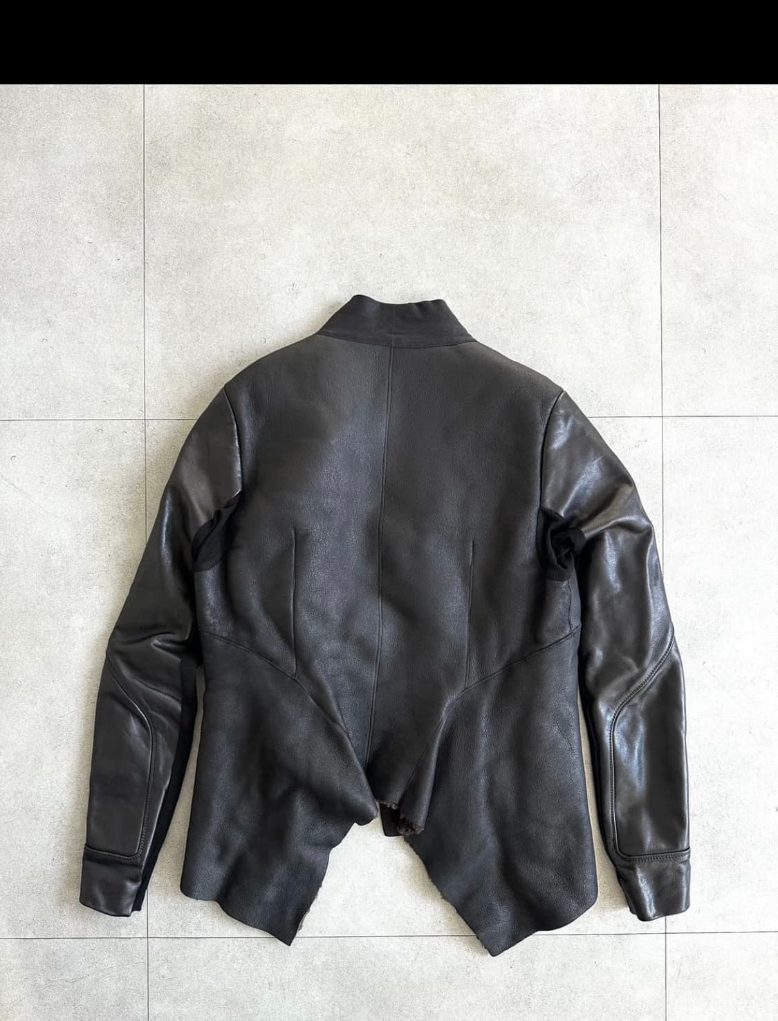 릭오웬스 09fw 램스킨 하이넥 시어링 무스탕 상품이미지4