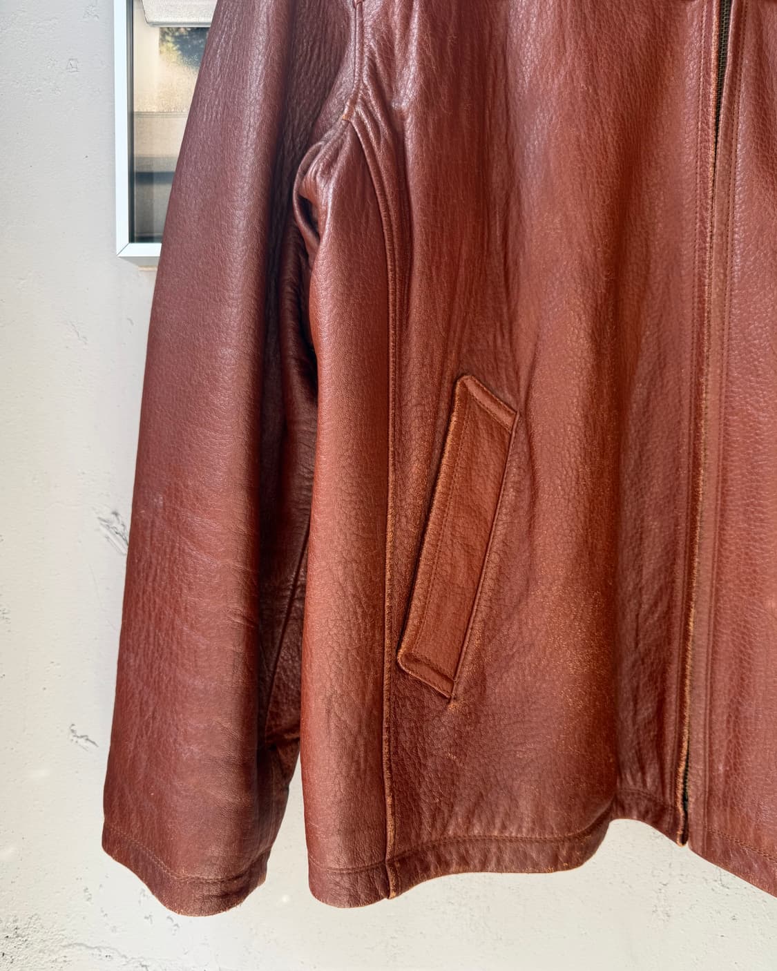 ILLUSION brown lambskin jacket 상품이미지5