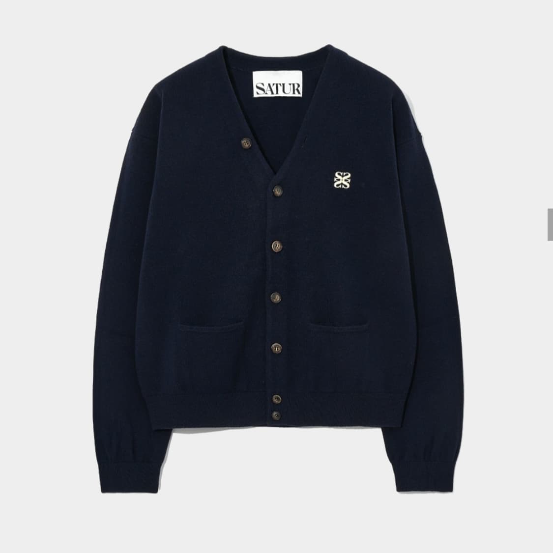 세터 파로 클래식 로고 보머 가디건 브리즈 네이비 상품이미지1