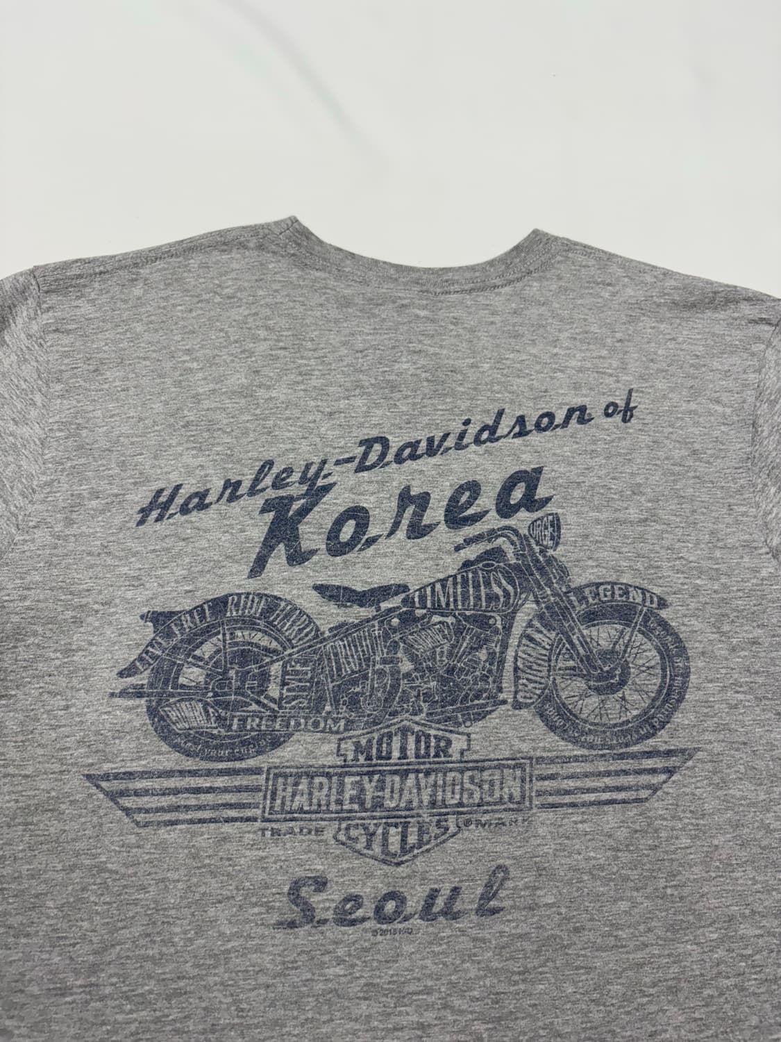 할리데이비슨 모터사이클 서울 한정판 반팔티 상품이미지4