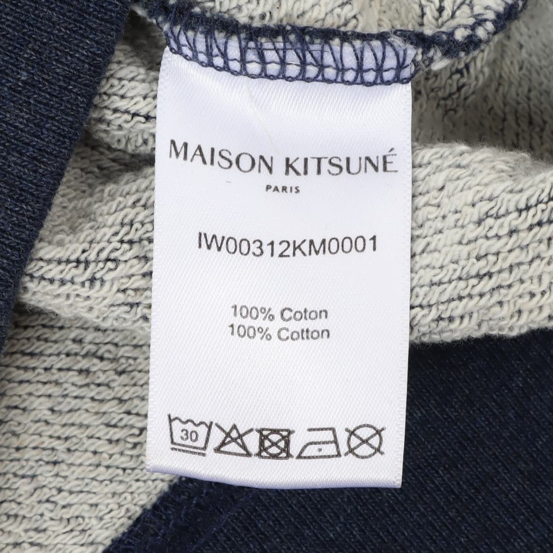 메종키츠네 다크블루 네이비 폭스 헤드 스웻셔츠 상품이미지9