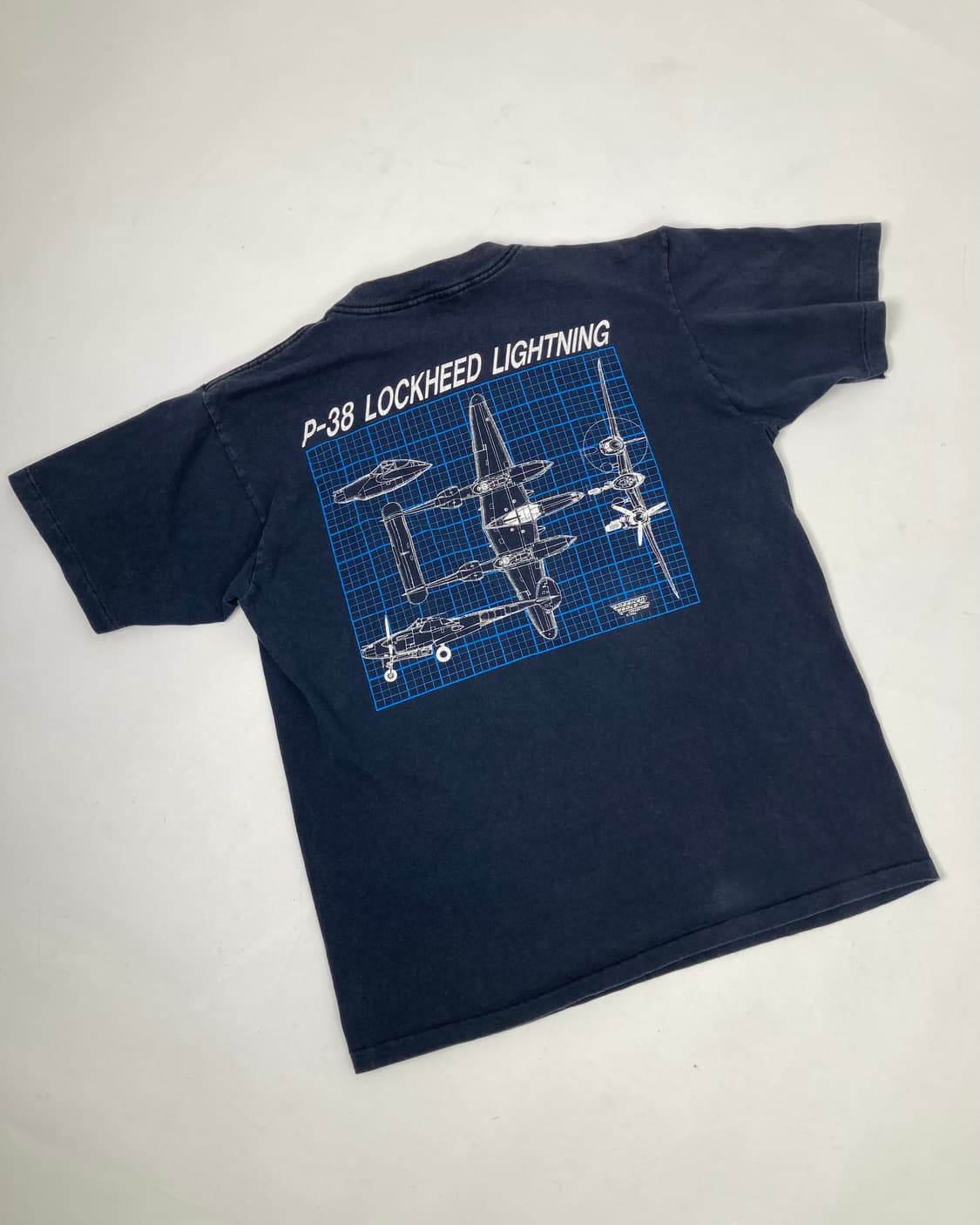 80s Single Stitched Tee (dark navy) 상품이미지2