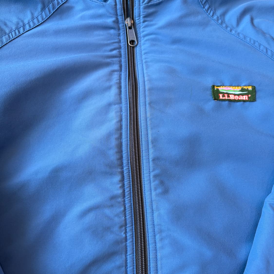 90s L.L.bean 90년대 미국 생산 엘엘빈 블루 컬러 웜업 자켓  상품이미지8