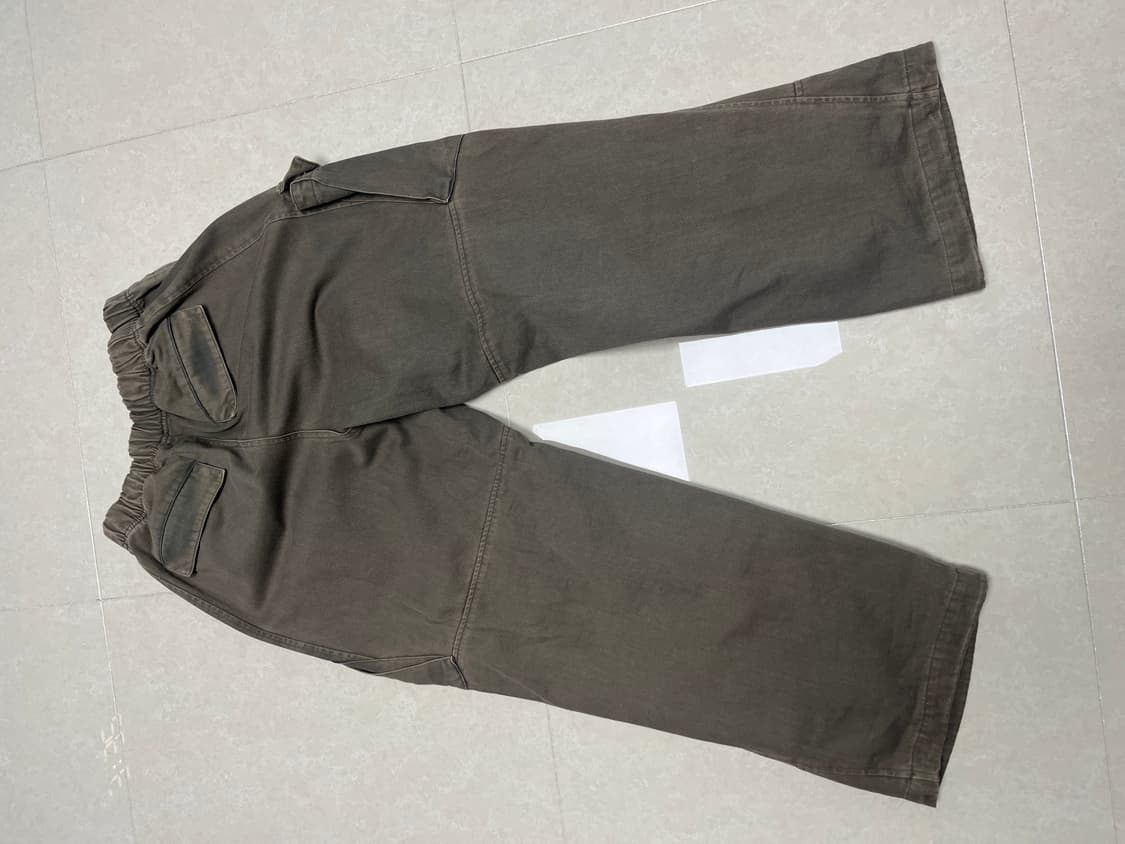 해칭룸 밀팬츠 워시드 올리브 상품이미지8