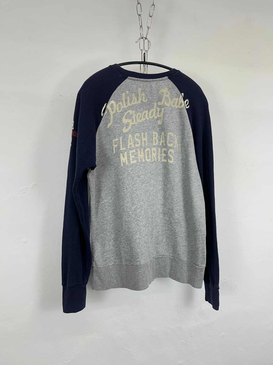 JPN Stitched Letter Raglan Sleeve 상품이미지7