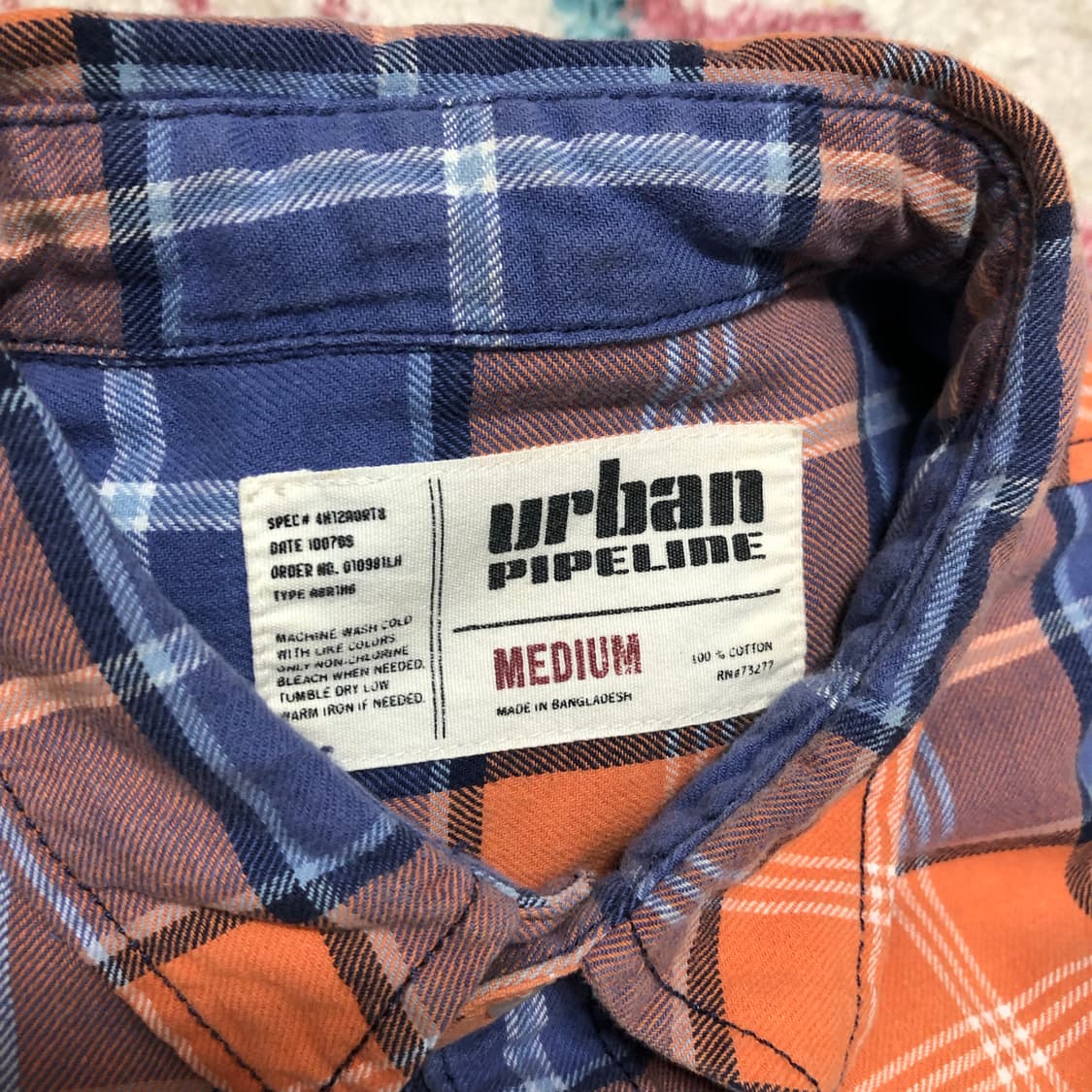 URBAN PIPELINE 어반 파이브라인 워크셔츠  상품이미지10