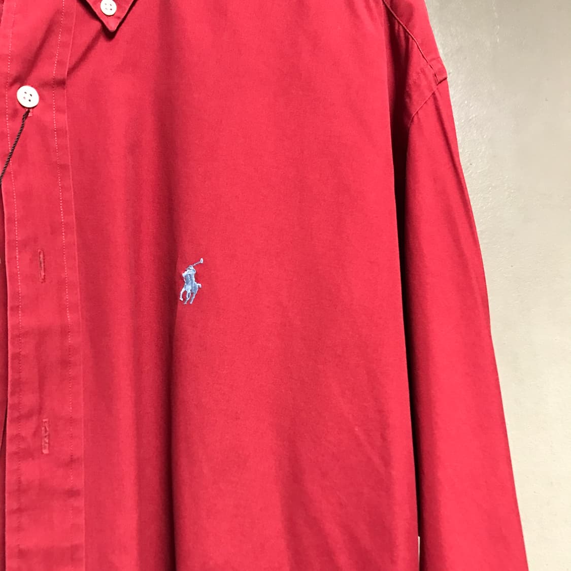 폴로 랄프로렌 셔츠 레드 L 상품이미지4