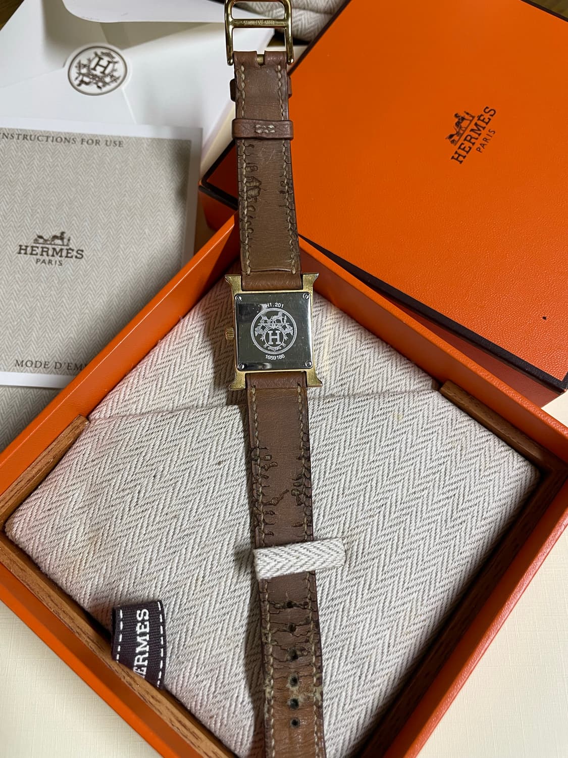 에르메스 H아워 Heure H HH1.201 여성 시계 보증서있음 상품이미지6