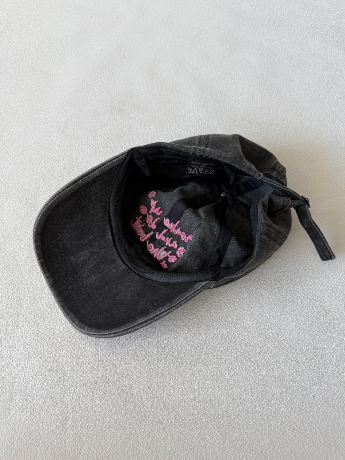 Pre owned 워싱 볼캡 상품이미지5