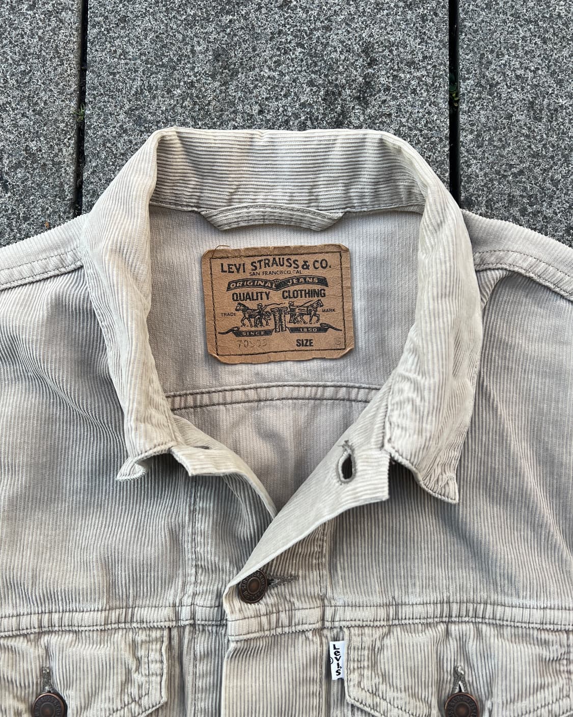 [S] 이태리제 리바이스 코듀로이 트러커 상품이미지3