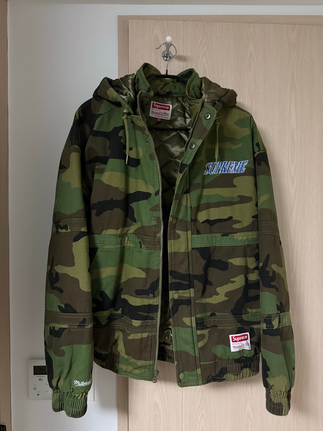 슈프림 미첼네스 카모자켓 xl 상품이미지1