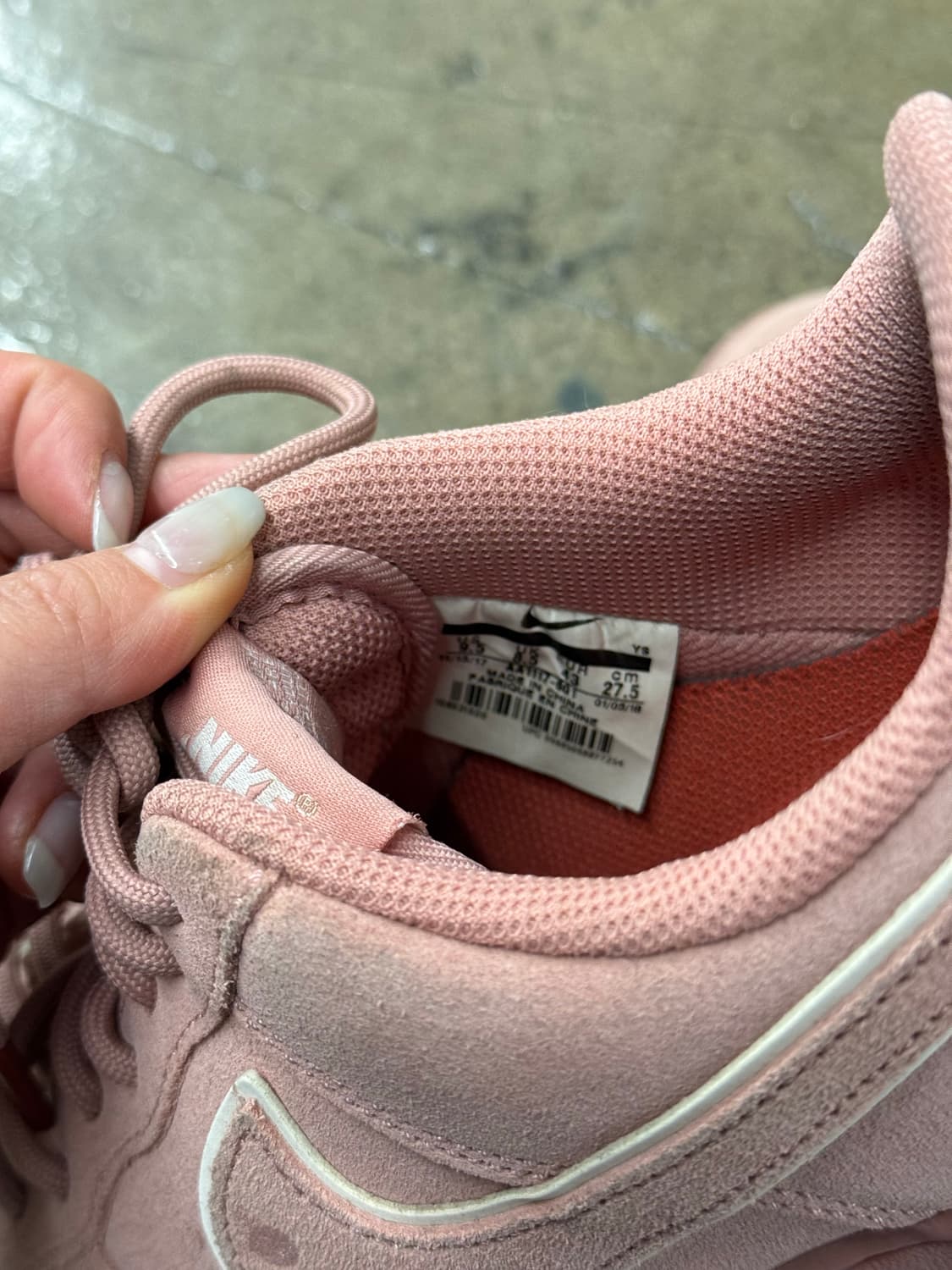 나이키 에어포스1 07 LV8 스웨이드 레드 275 상품이미지7