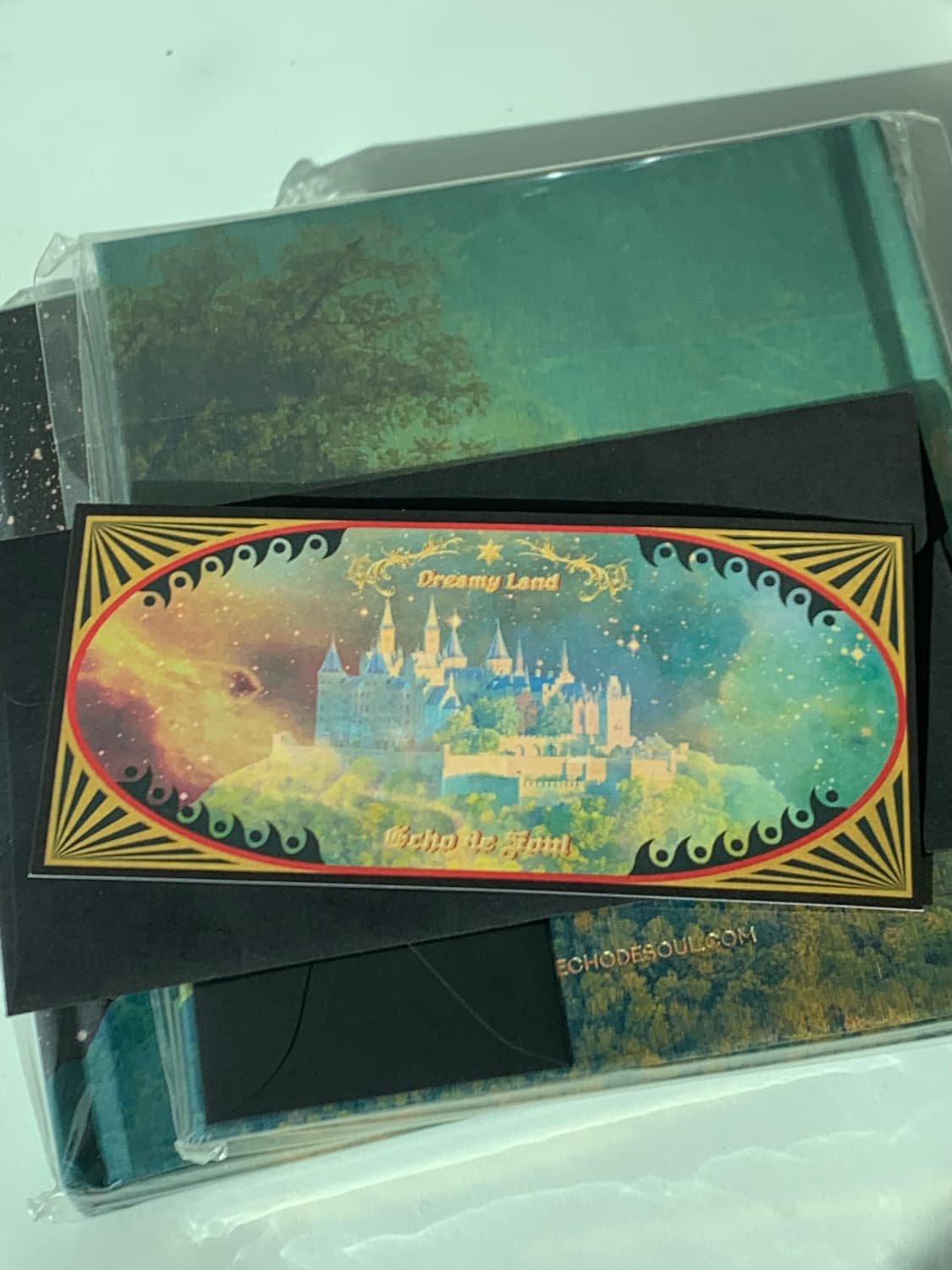 미개봉 에코드소울 다이어리 2권 메모지 2권 일괄 무지 노트 금박 별 상품이미지7