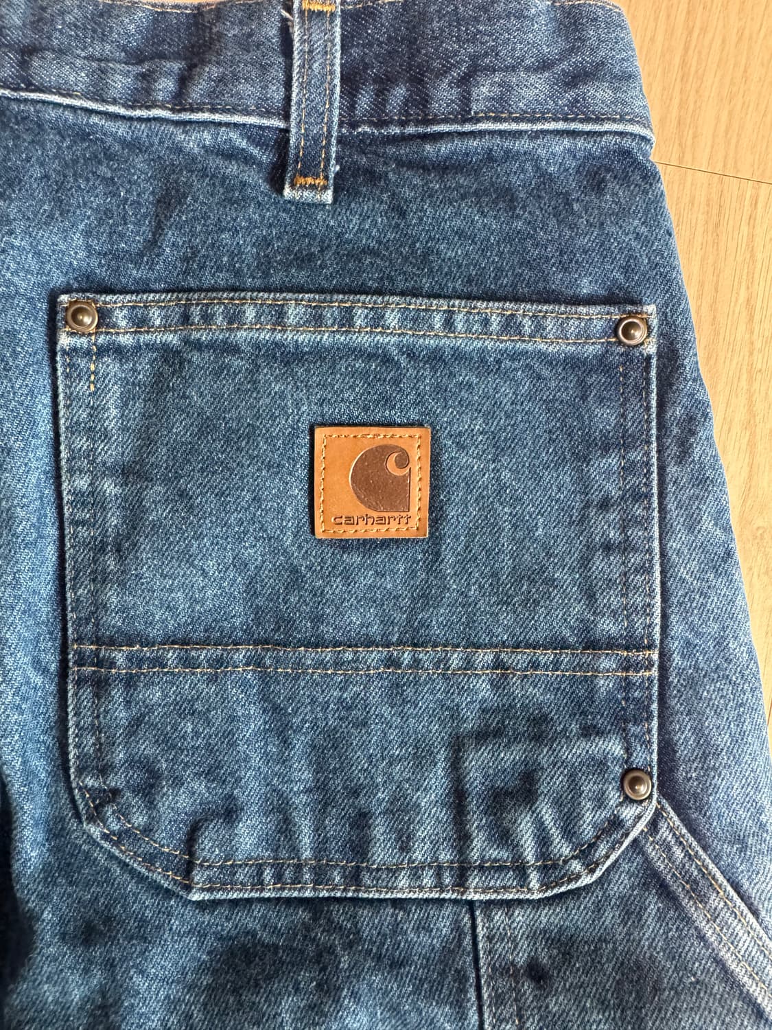 칼하트 더블니 b73 dst 실측(허리43/기장106) 상품이미지4