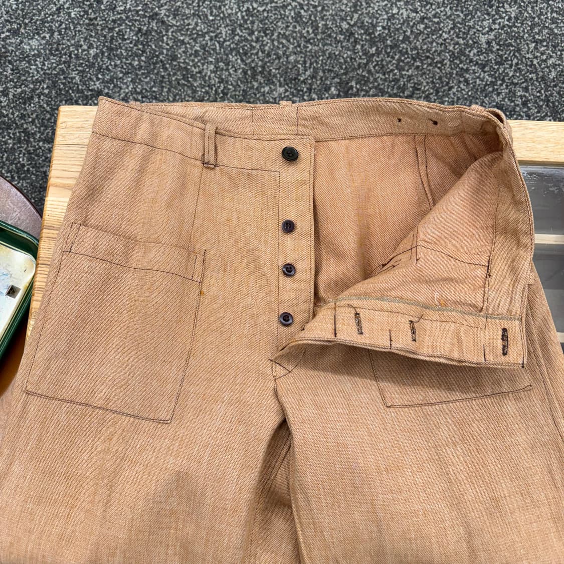 40s 해링본트윌 퍼티그 팬츠 (32~36)   상품이미지3