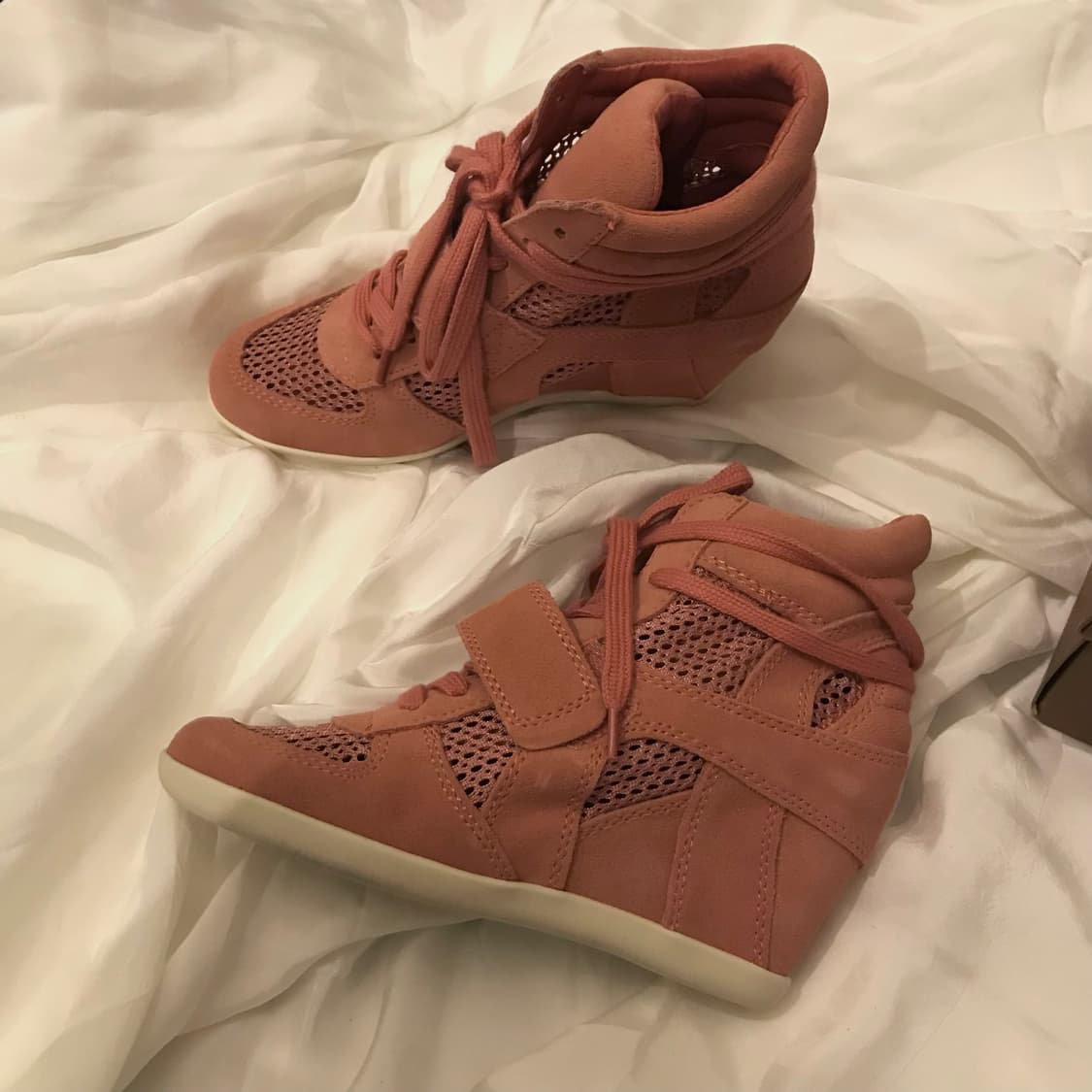 Ash 아쉬 로걀 딸기우유 하이탑 매쉬 웨지 스니커즈 상품이미지2