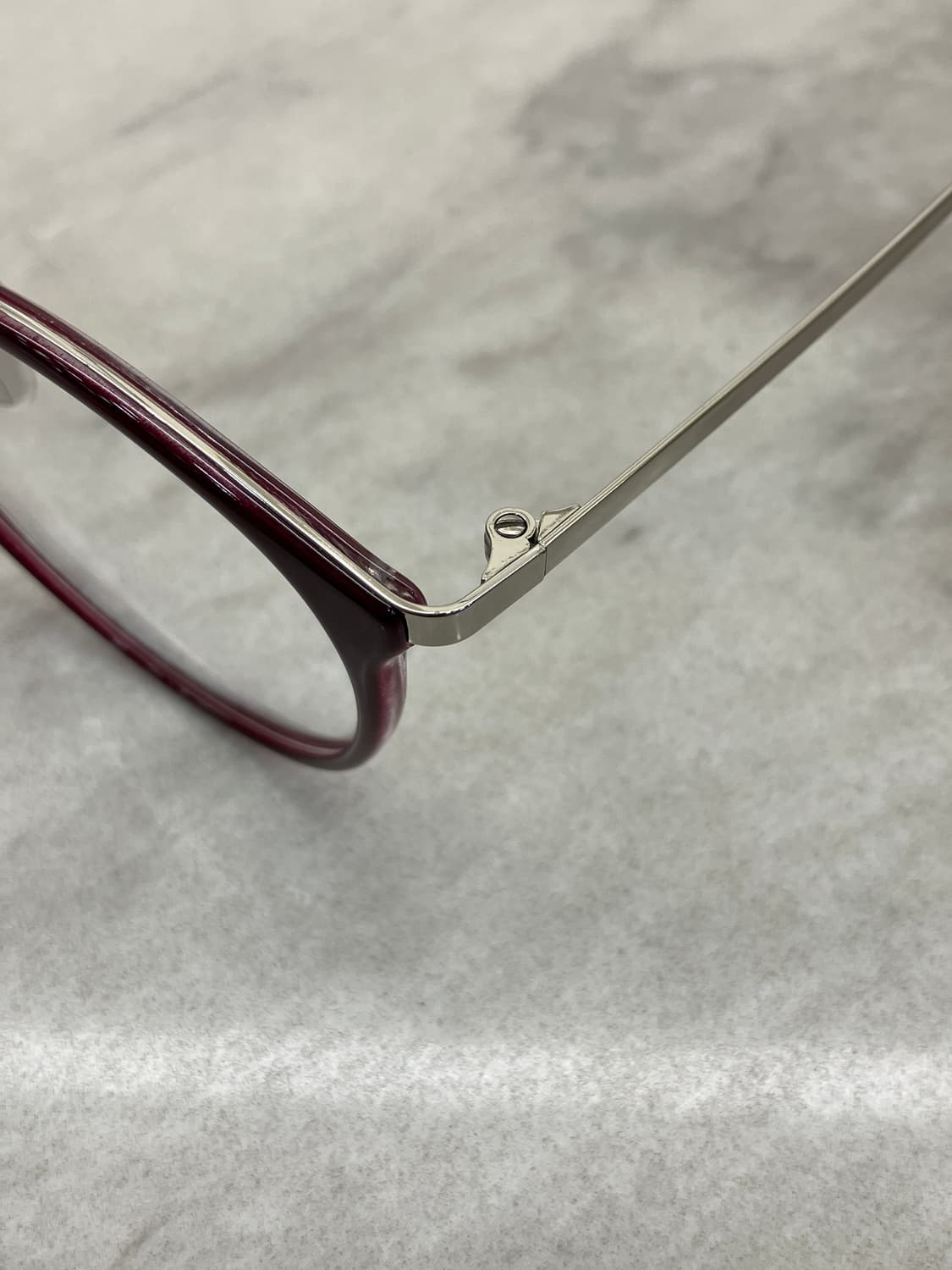 블루엔젤 Blueangel 실버 와인 솔텍스 라운드 메탈테 안경 상품이미지2