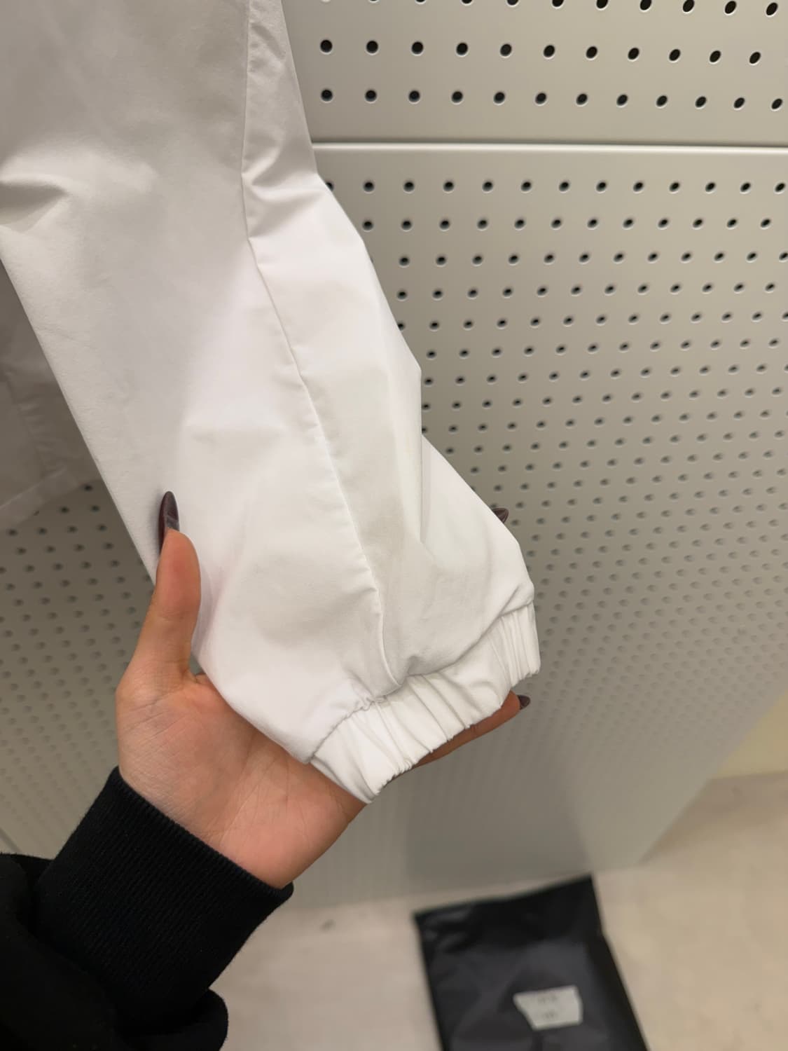 미즈노 메쉬 후드 바람막이 화이트 U1554 상품이미지4