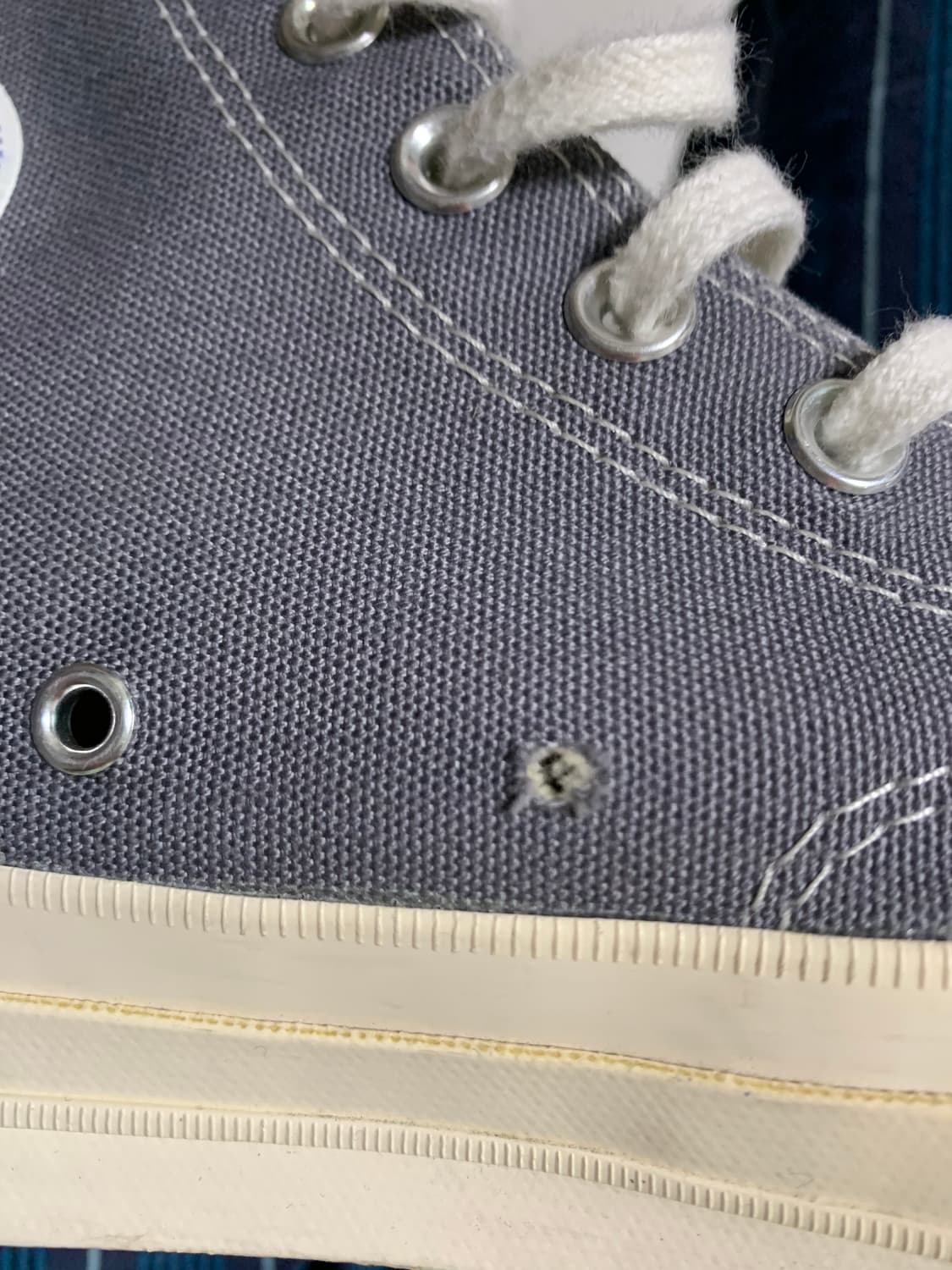 꼼데가르송 컨버스 척 70 하이 스틸 그레이 상품이미지3