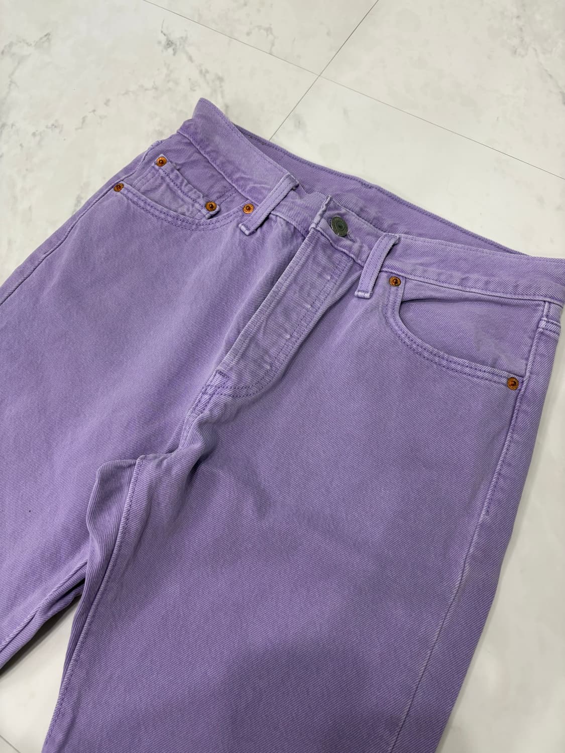 levis 501 lavender denim pants 28x28 상품이미지2