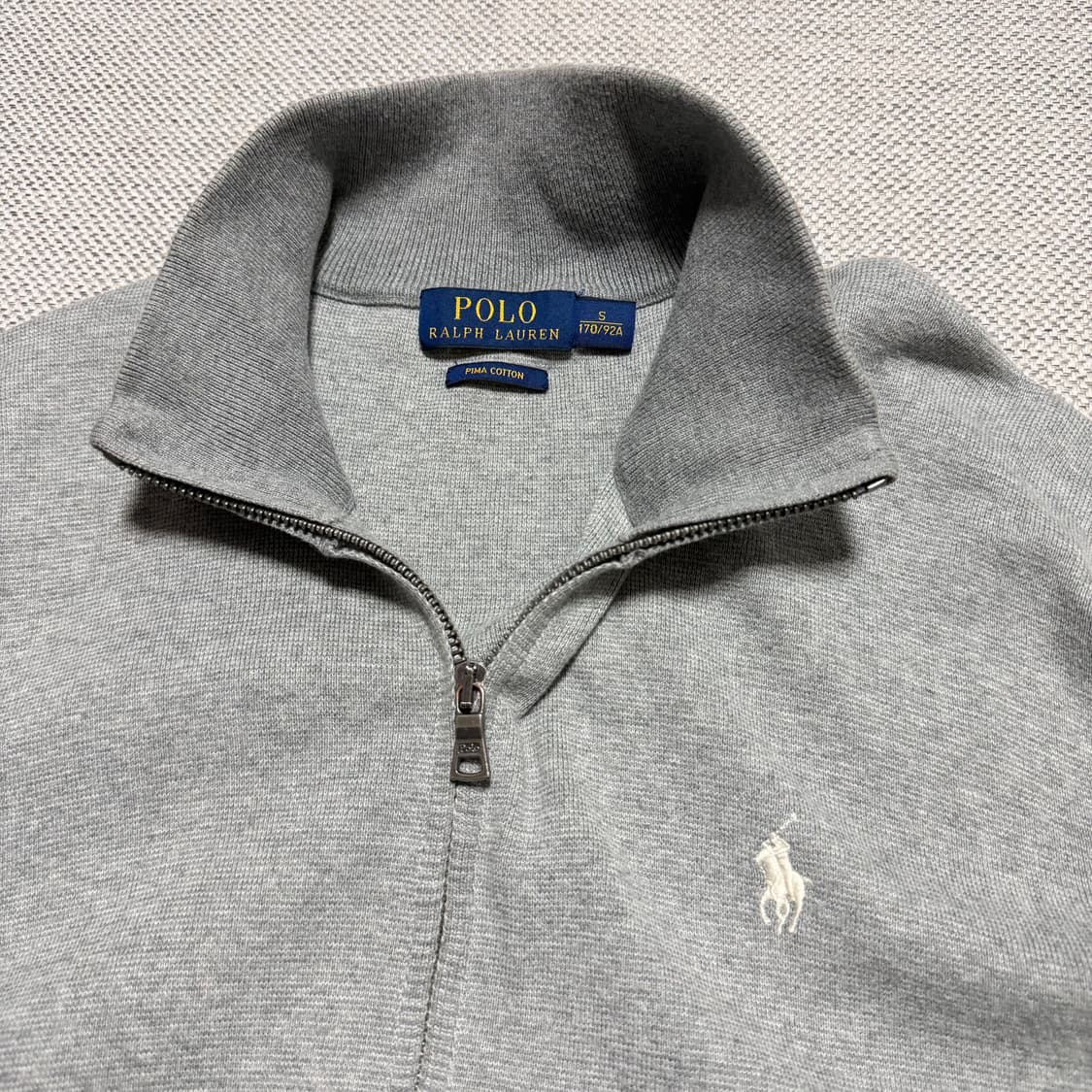 폴로 랄프로렌 그레이 투웨이 풀집업 상품이미지2