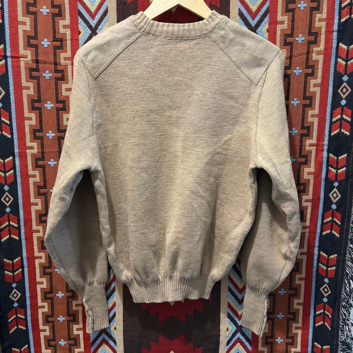 버버리 90‘s 빈티지 엘보패치 코만도 니트 상품이미지2