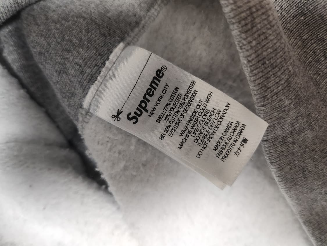슈프림 박스로고 후드 그레이 L 24fw 상품이미지6
