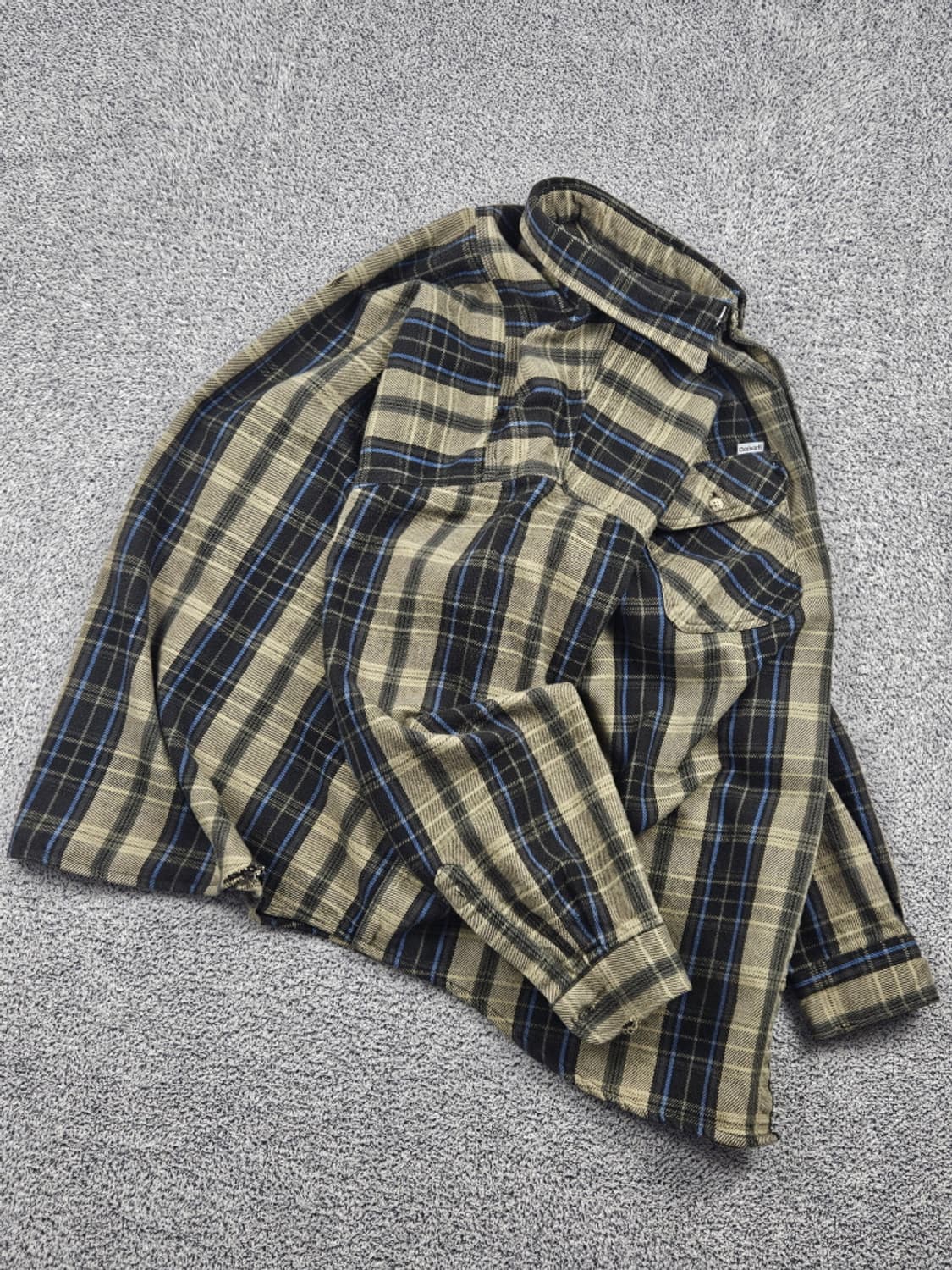 칼하트 체크 헤비 코튼 플란넬 워크 셔츠 ( 상세설명참조 )/ 10339 상품이미지4