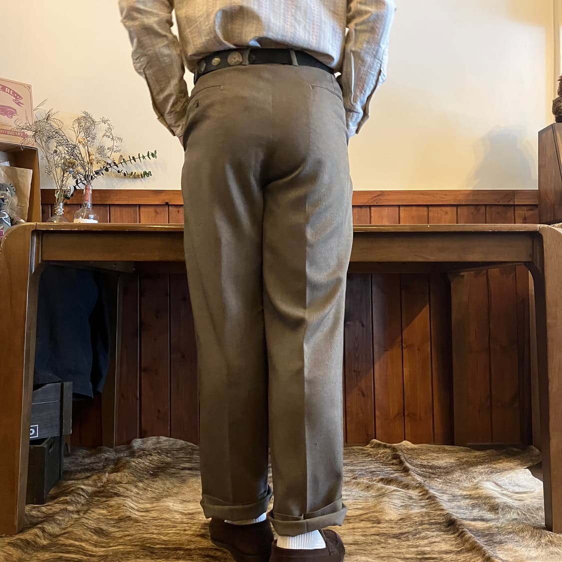 90‘s 리바이스 액션 슬랙스 팬츠 36/32 상품이미지10