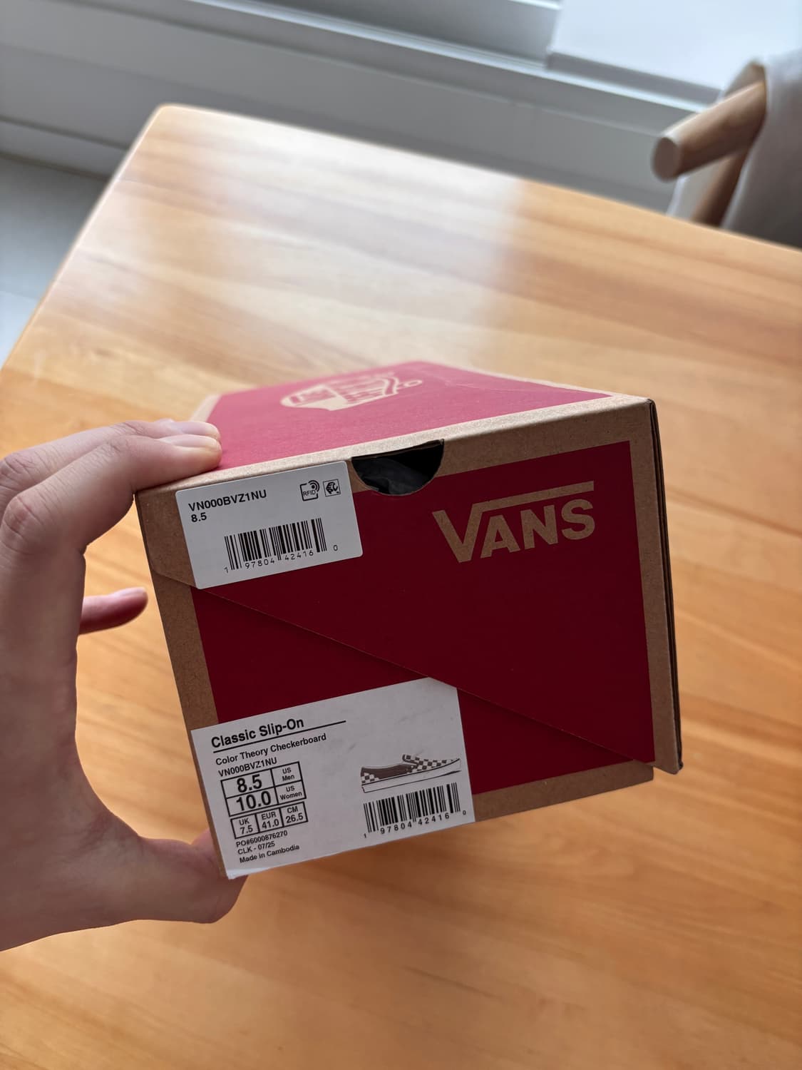 반스 클래식 슬립온 체커보드 월넛 상품이미지7