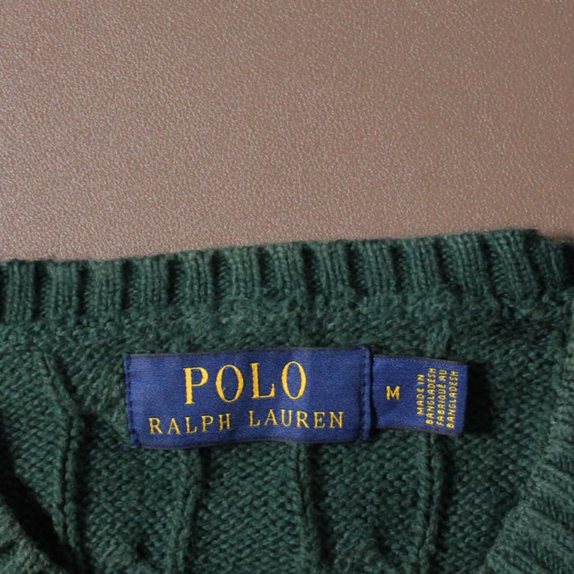 Polo 폴로 랄프로렌 그린 케이블 니트  상품이미지4