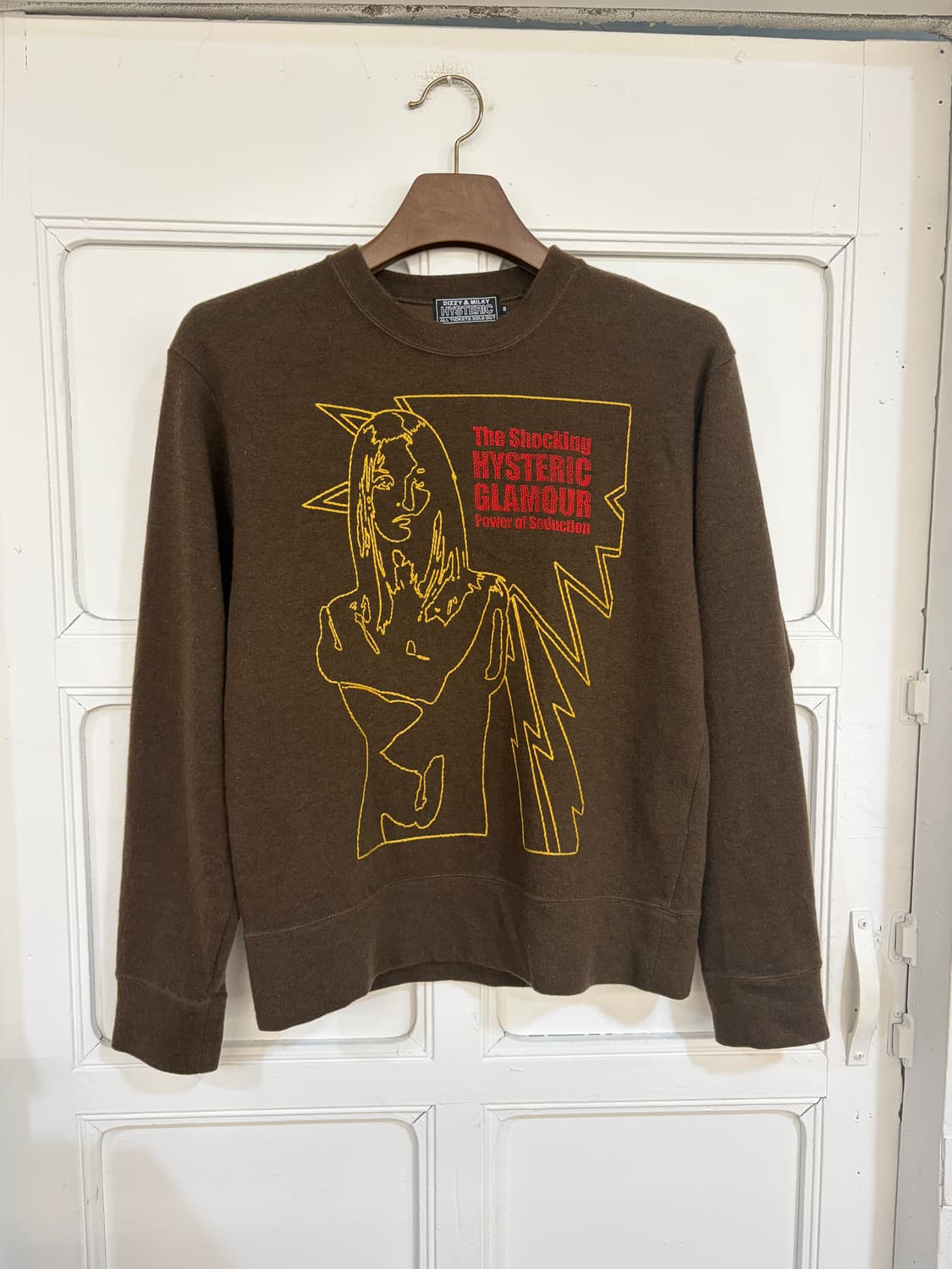 히스테릭 글래머 브라운 니트 상품이미지2