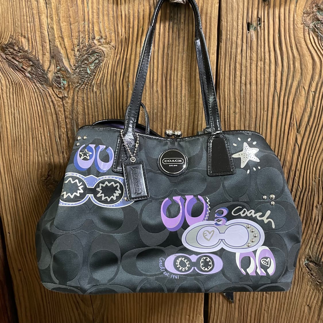 COACH 시그니처 스카프 토트백 상품이미지1