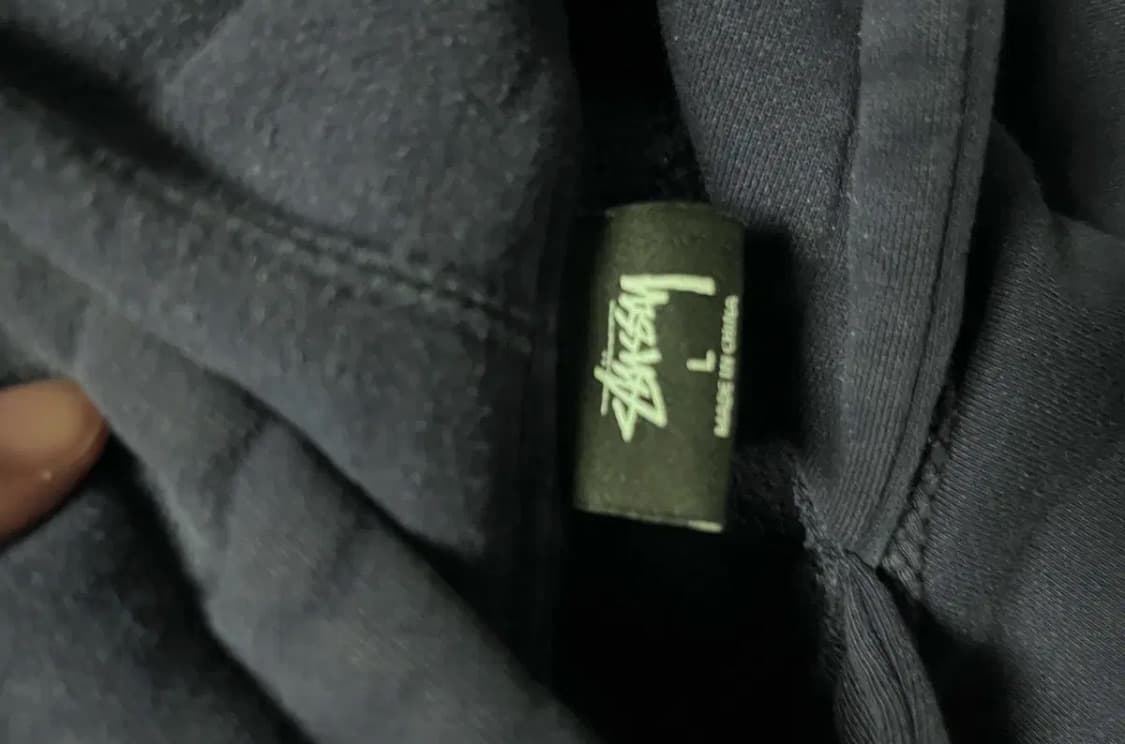 스투시 네이비 후드티 상품이미지3