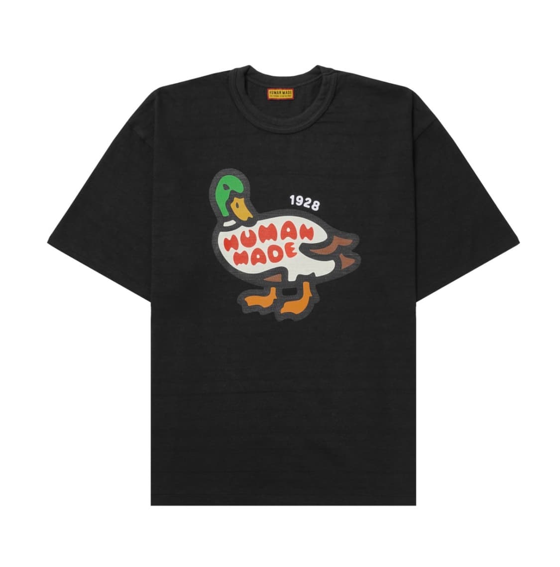 [XL] 휴먼 메이드 애니멀 그래픽 티셔츠 덕 블랙 상품이미지1