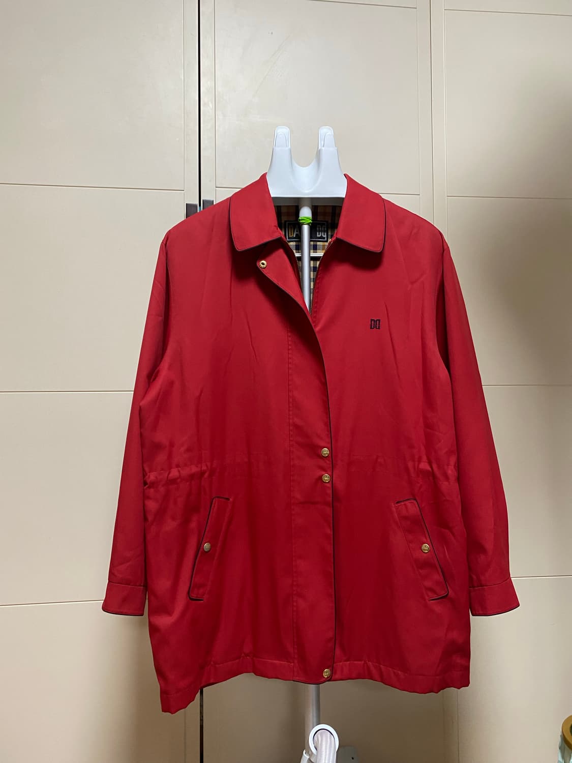 닥스 여성 레드 바람막이 L 상품이미지2