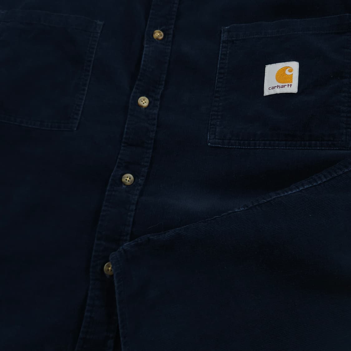 2XL(110) 칼하트 리워크 코듀로이셔츠 네이비 상품이미지6