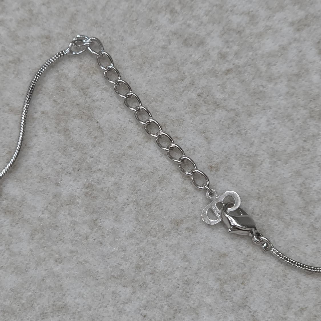 디올 은장 dior 로고 플레이트 목걸이(남녀공용) 상품이미지9