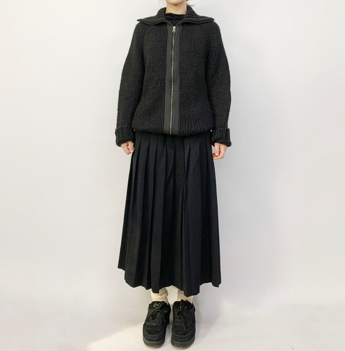 DKNY 니트 집업 상품이미지1