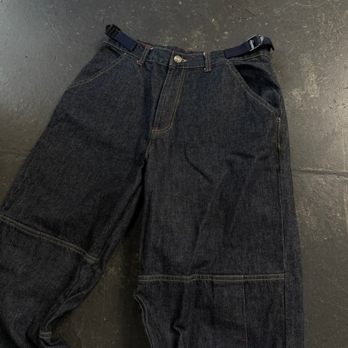 32 챔피온 올드스쿨 더블니 데님팬츠 상품이미지2