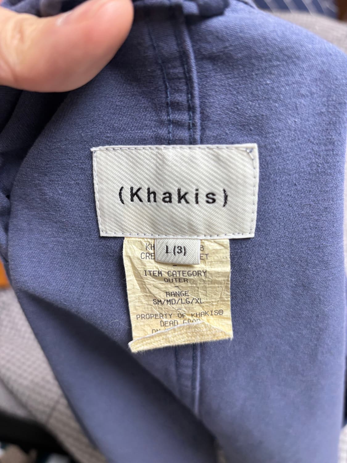 택포) 카키스 크루맨 자켓  상품이미지4