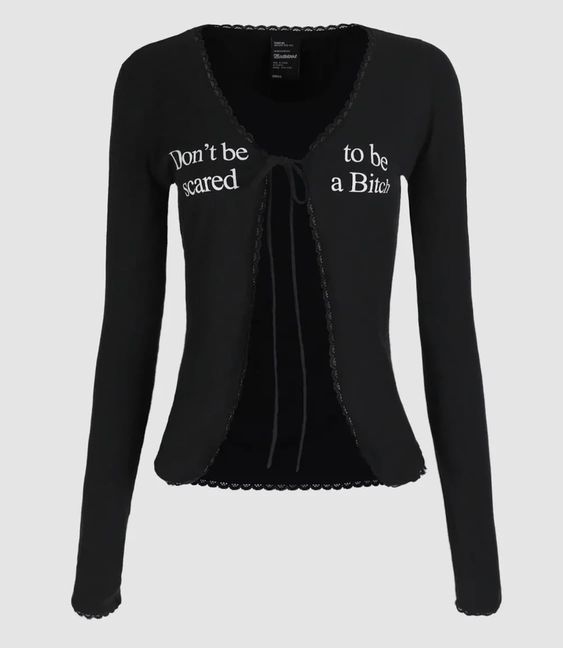 배드블러드 Don’t Be Scared 타이 가디건 상품이미지1