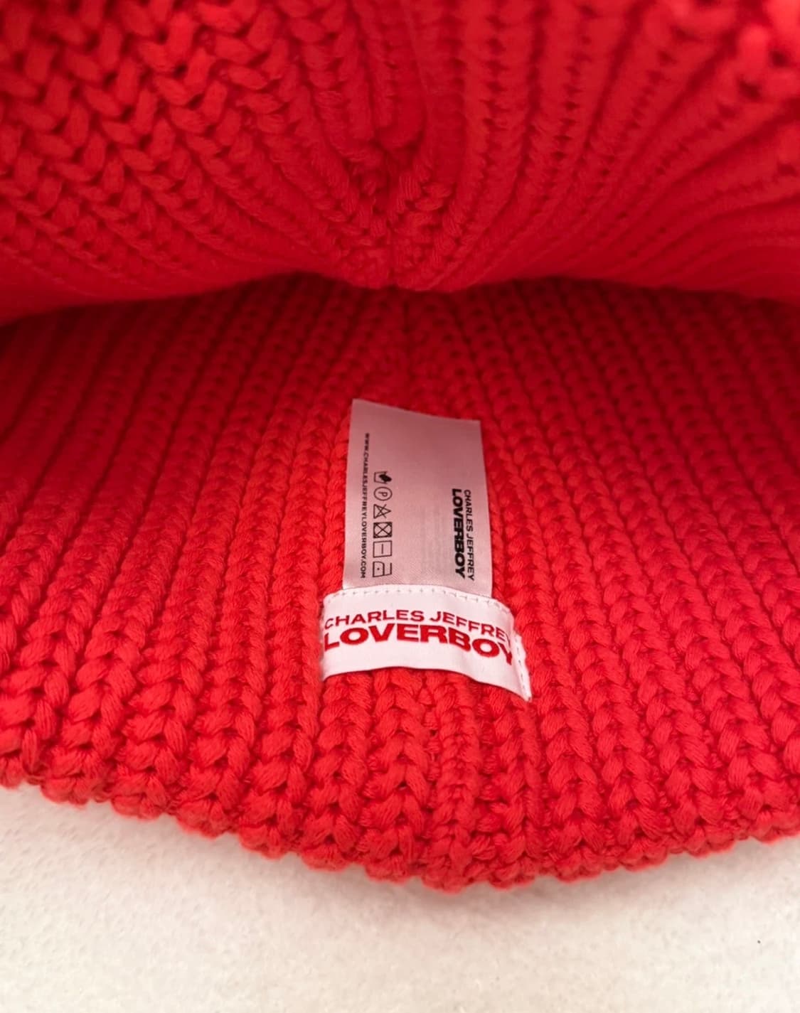 러버보이 비니 레드 찰리제프리 상품이미지2