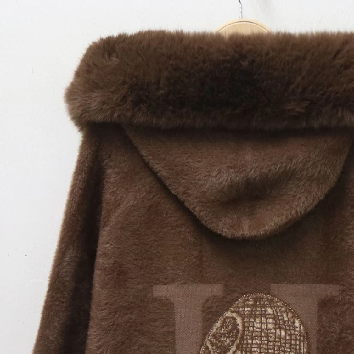 부들이 퍼 니트 후드 집업 61462 상품이미지7