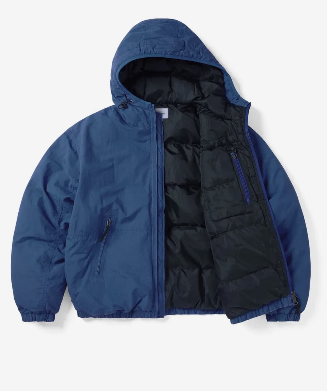디스이즈네버댓 Washed Down Puffer Jacket Blue 상품이미지2